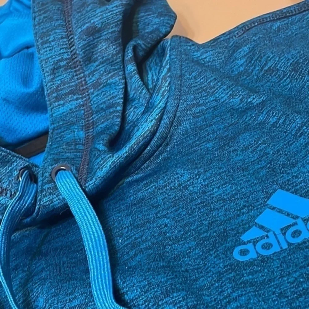 Adidas mens sweatshirt hooded climawarm Sz Small